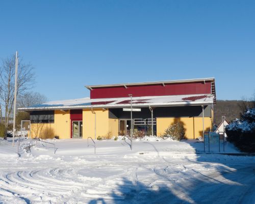 Bürgerhaus in Bieberal-Frankenbach - im Schnee